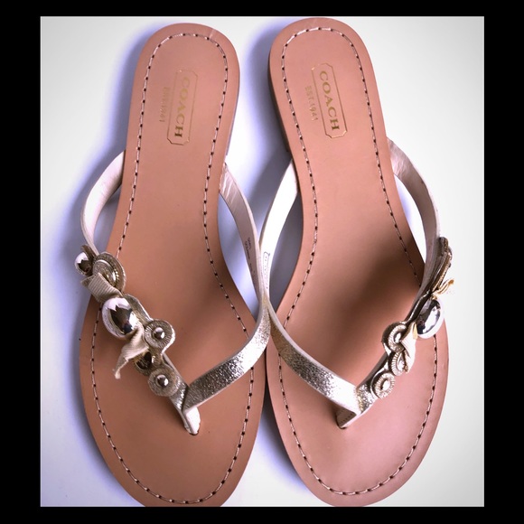 Coach Shoes - Coach (Oceanna Metallic) Sandals